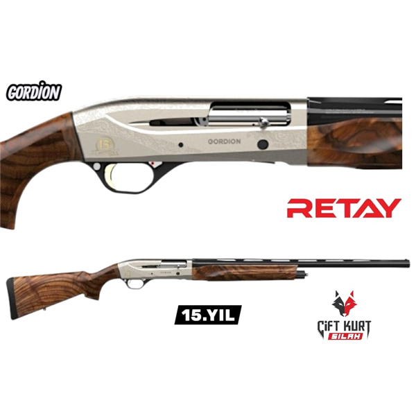 RETAY GORDİON 15.YIL BEYAZ YİVSİZ AV TÜFEĞİ